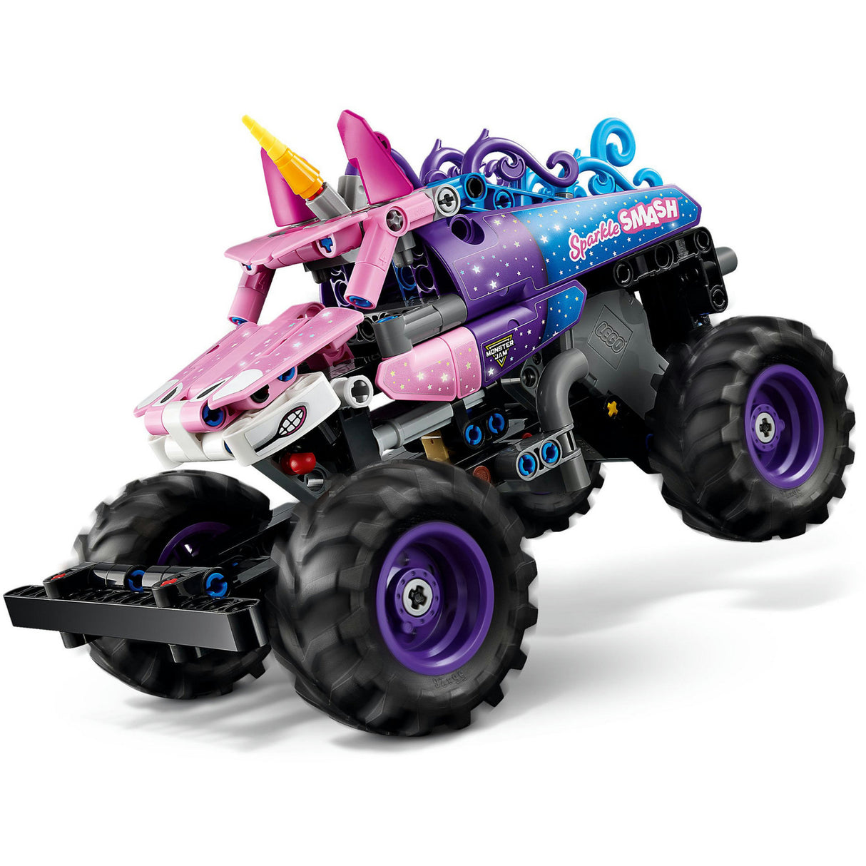 Lego Technic 42220 Monster Jam Sparkle Smash Tira indietro