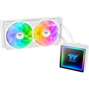 Thermaltake TH240-S V3 ARGB Sync AIO Liquid Cooler - Snow Edition Water Cooling (White)