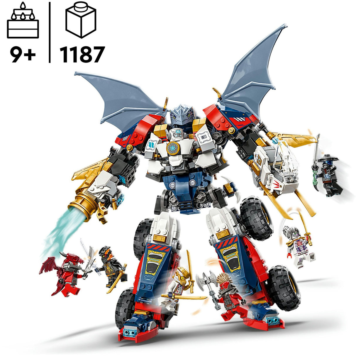 Lego ninjago 71834 mecha ultra combo de zane