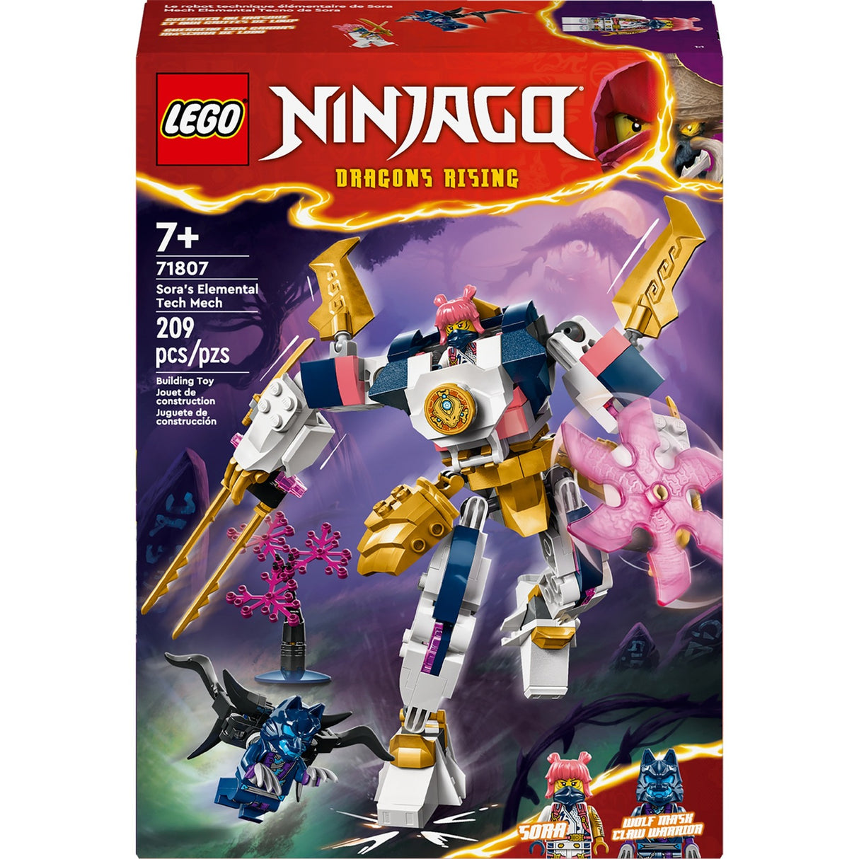 Lego Lego Ninjago 71807 Soras Elementary Techmecha