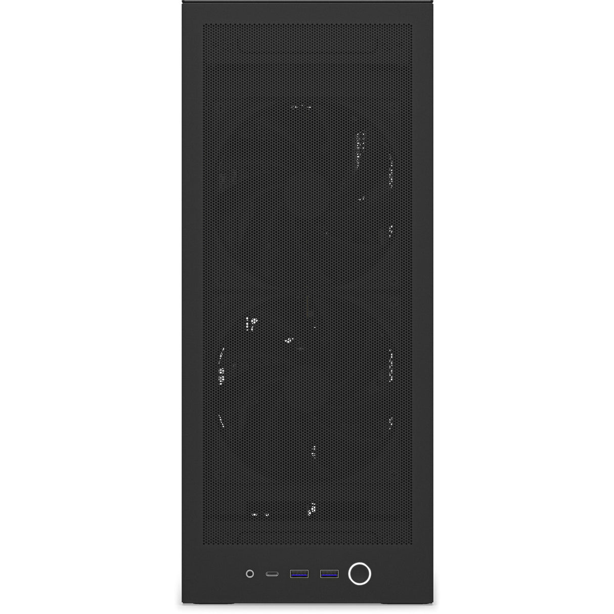 NZXT H2 Flow Mini Tower Case (Black | 2x USB-A | 1x USB-C | Tempered Glass)