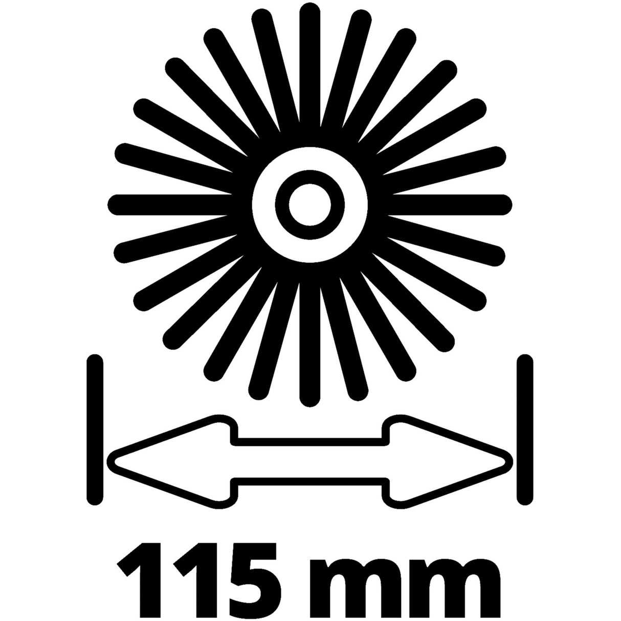 Sada kefiek Einhell Medium
