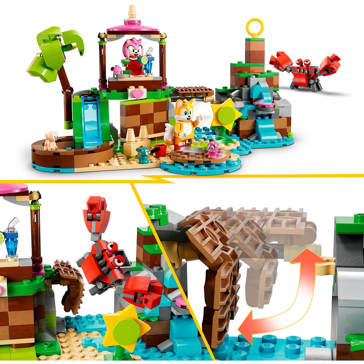Lego Sonic 76992 AMY's Déiere Raum