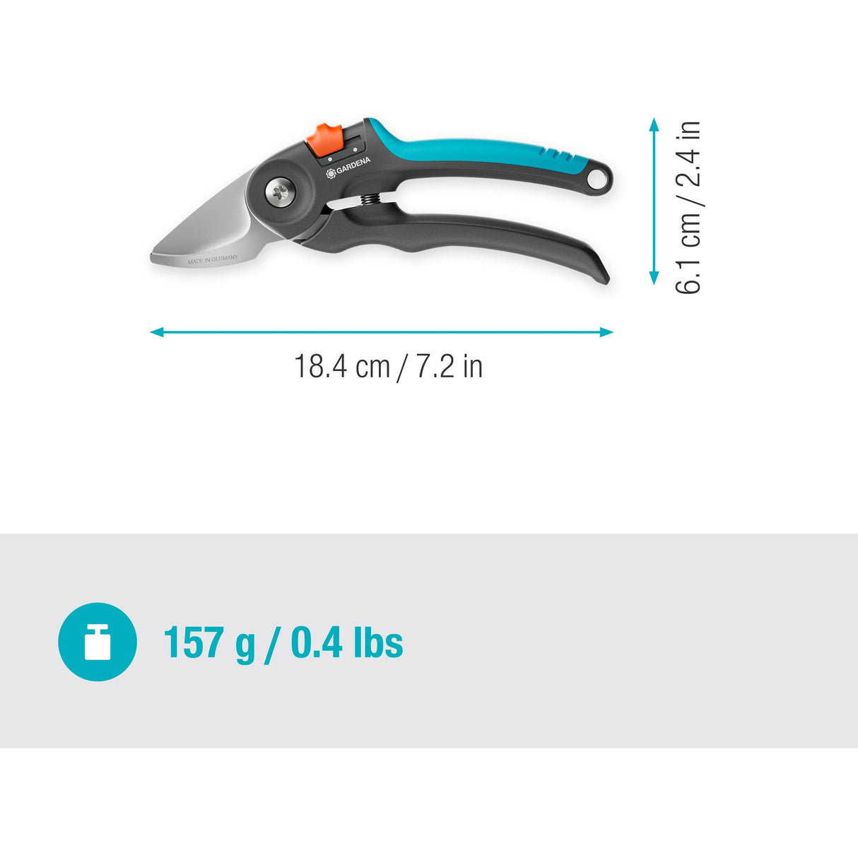 Gardena Pruning Schéier supercut frësch Holz