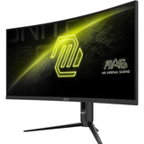 Msi mag 342cqr e2 34 curved ultrawide gaming monitor (zwart, 2x hdmi, displayport, 180 hz)