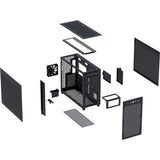 Asus Prime AP201 - Mesh Panel Micro-ATX Case (Black | 2x USB-A | 1x USB-C)