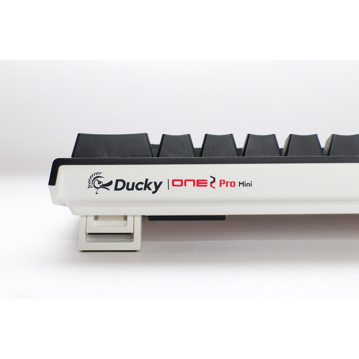 Ducky One 2 Pro Mini Classic, gaming keyboard (black, US layout, Cherry MX Silent Red, RGB LED, double-shot PBT, Quack Mechanics, 60%)