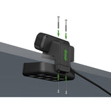 Brennenstuhl estilo duplex stekkerdoos met schakelaar en overspanningsbeveiliging stekkerdoos (zwart zilver, 1x usb c, 1x usb a)