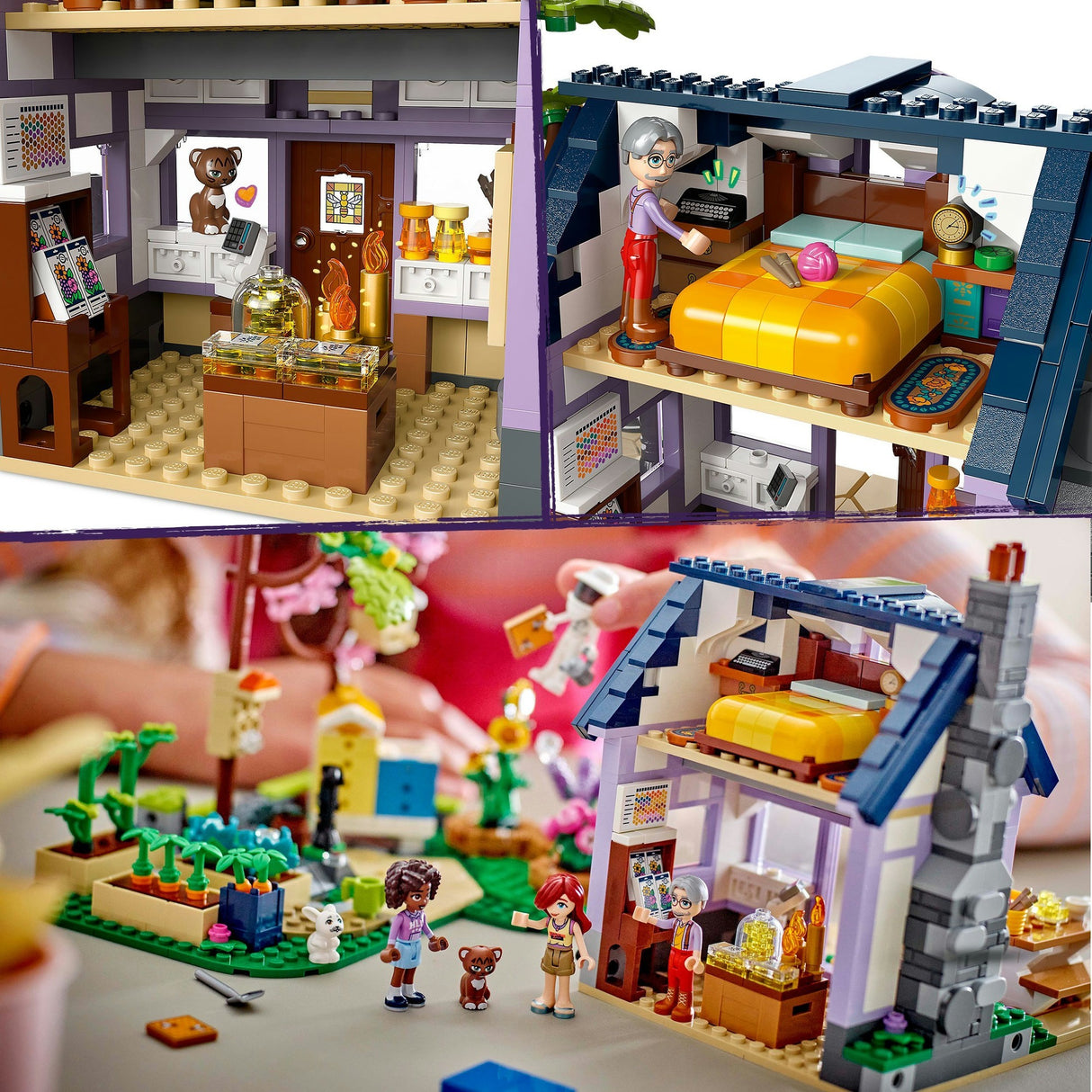 Lego Frënn 42669 Imkerhaus a Blummegaart