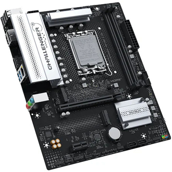 Maxsun ms-challenger h810m 2.5g socket 1851 moederbord (zwart, 2.5 gb-lan, sound, µatx)