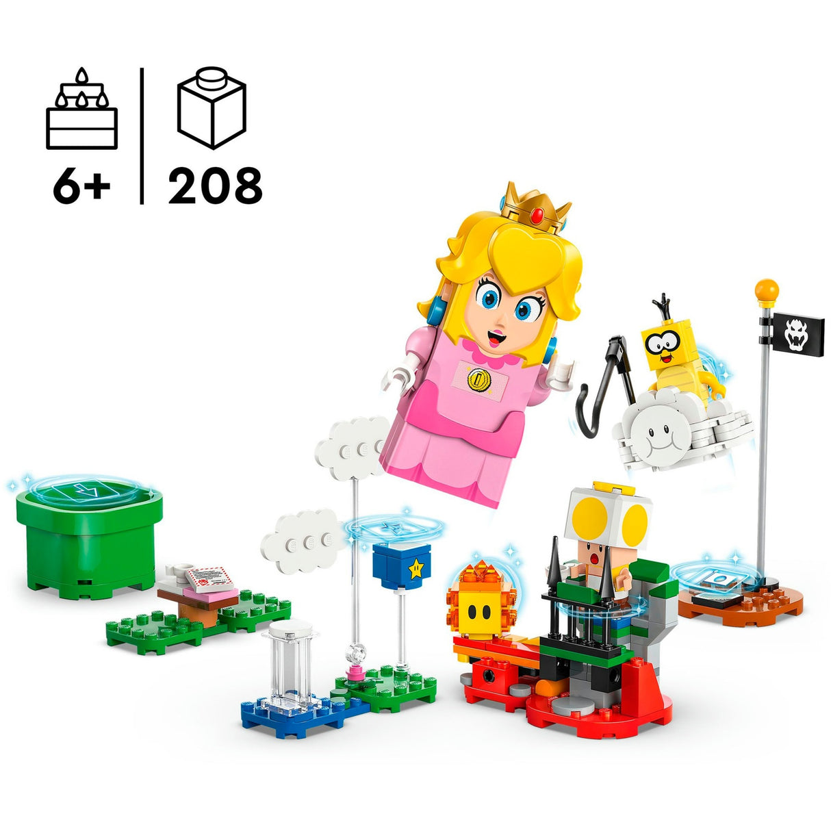 Lego super mario 71441 aventuras com pêssego interativo