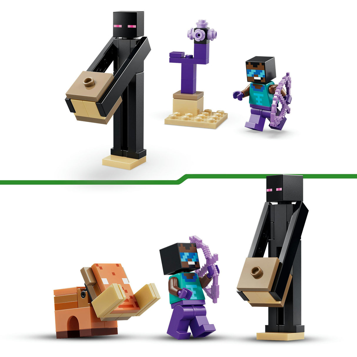 Lego Minecraft 21584 Rees an d'Netther an d'Enn Portal