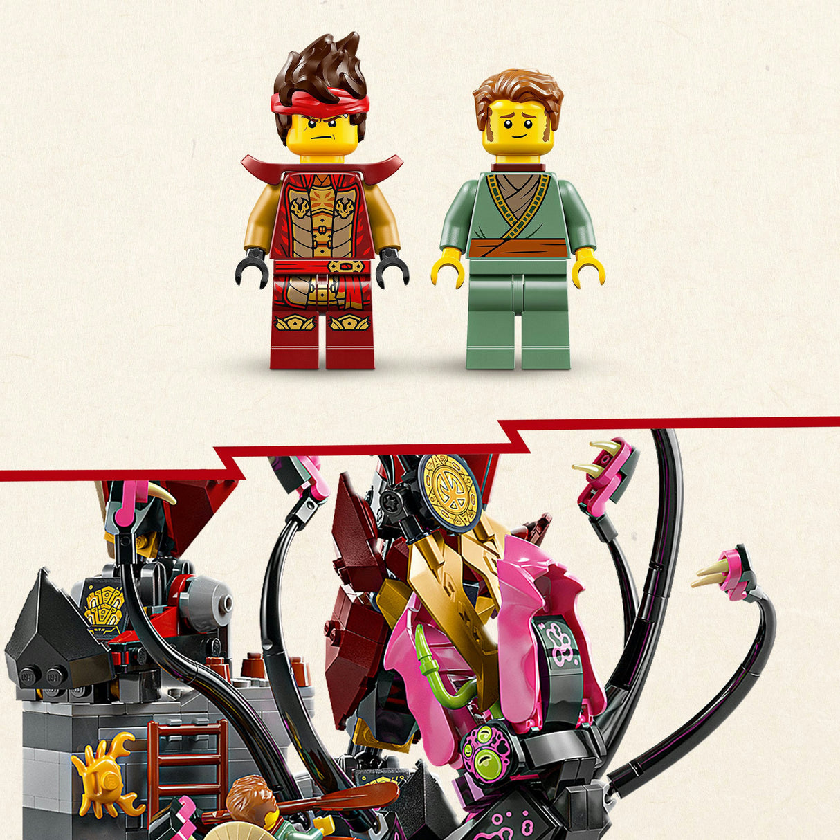Lego ninjago 71846 mechanik ohnivého rytiera