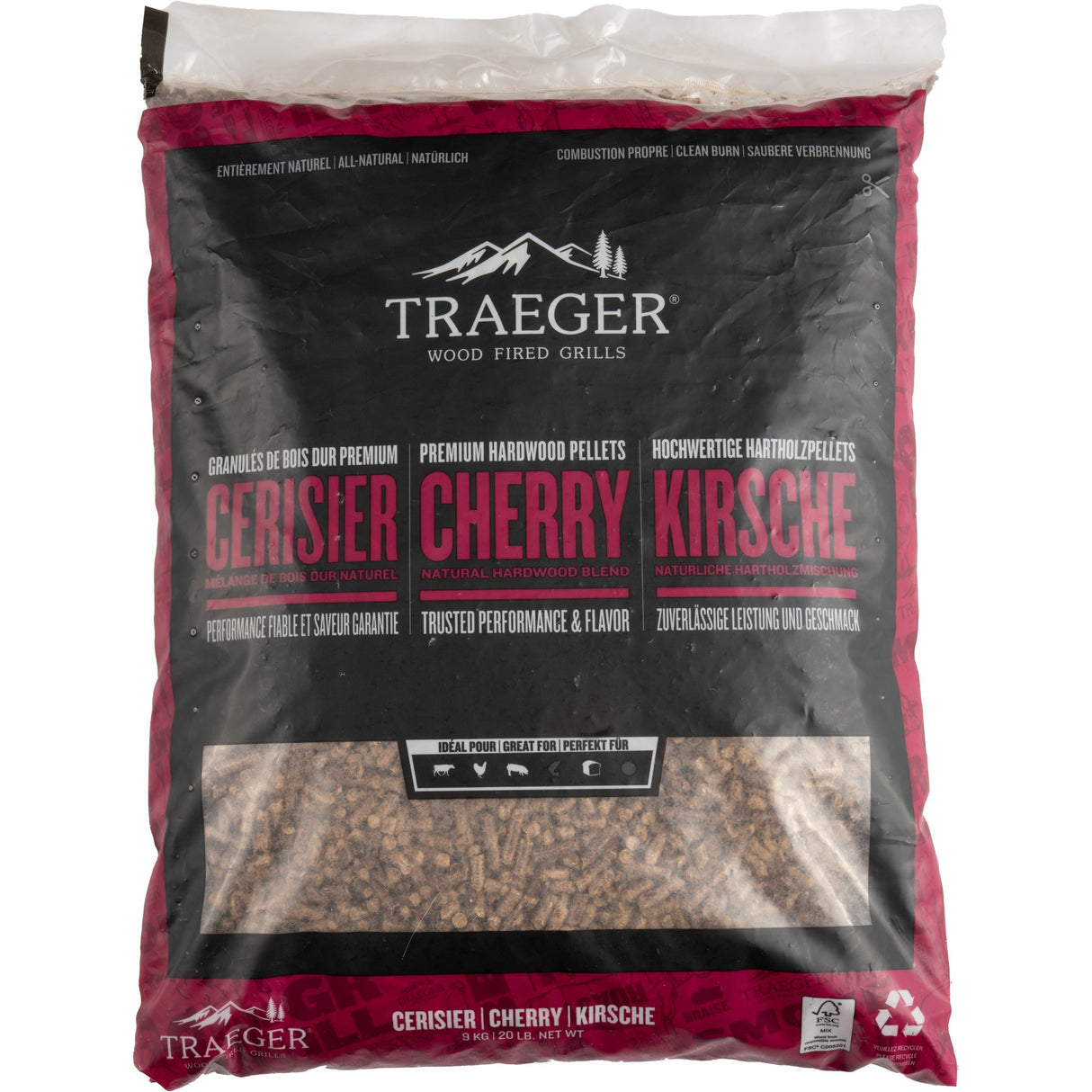 Traeger Traeger Bellets Van Hardhout Kers