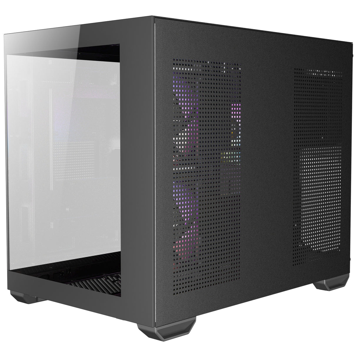 Caixa minitorre Antec cx600m argb (preta | 3x usb-a | vidro temperado)
