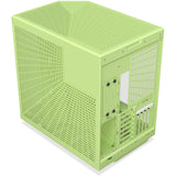 Hyte y70 midi tower behuizing (lichtgroen | 2x usb-a | 1x usb-c | tempered glass)