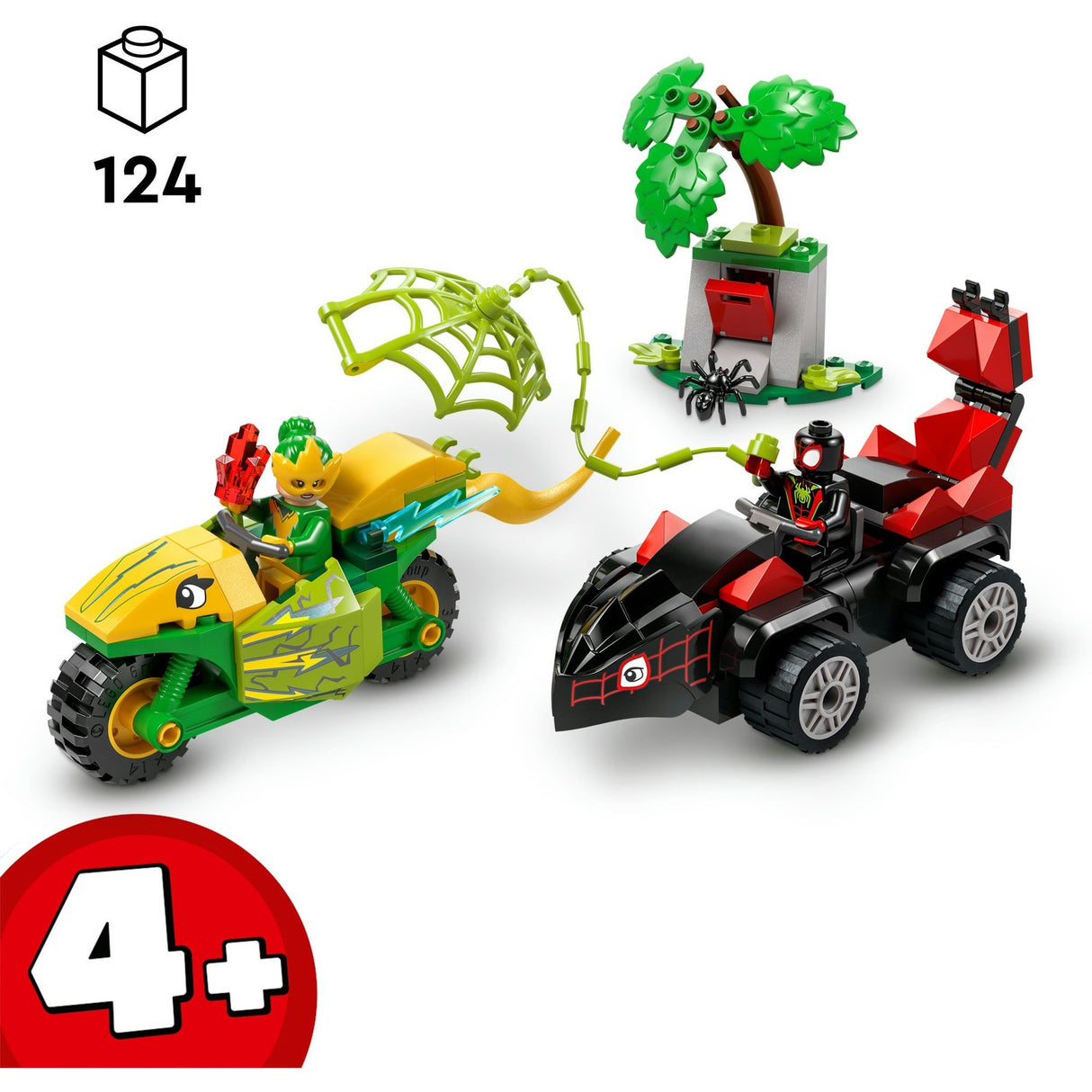Lego spidey 11198 spider and electro chase with dinosaur vehicles