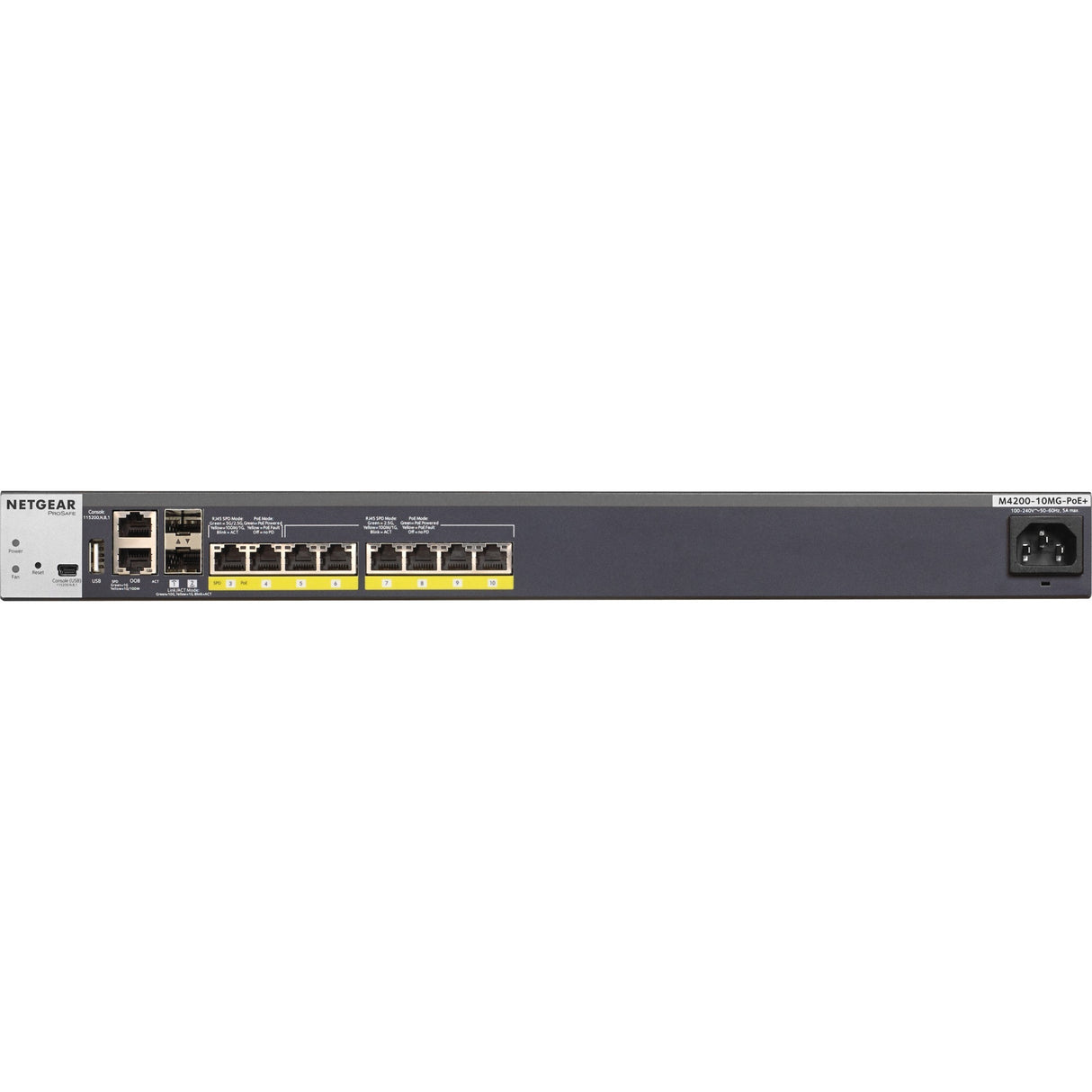 Netgear ProSAFE M4200-10MG-PoE+ Switch