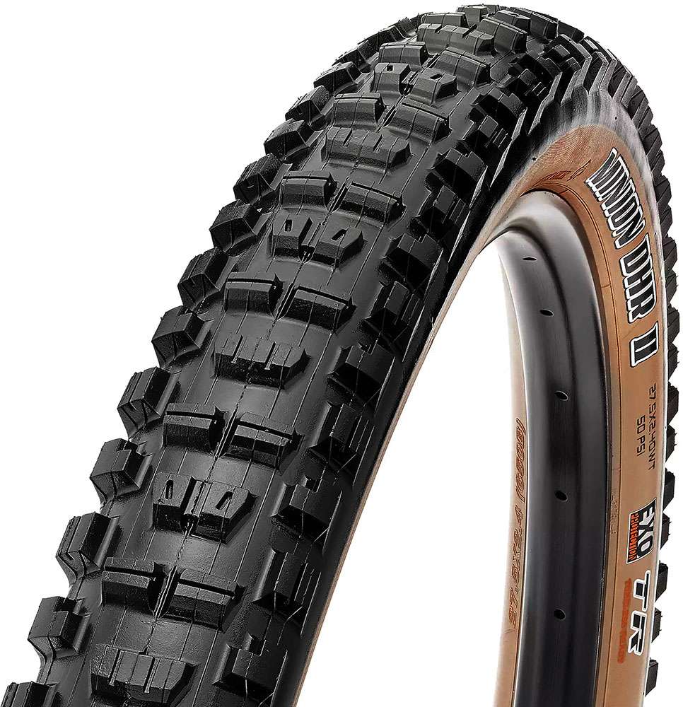 Maxxis minion dhr ii rear tanwall wt 29x2.60 tr exo dual 60 folding tyre