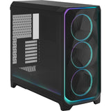 Fractal design meshify 3 xl ambience pro rgb big tower behuizing (zwart | 2x usb-a | 1x usb-c | rgb | tempered glass)