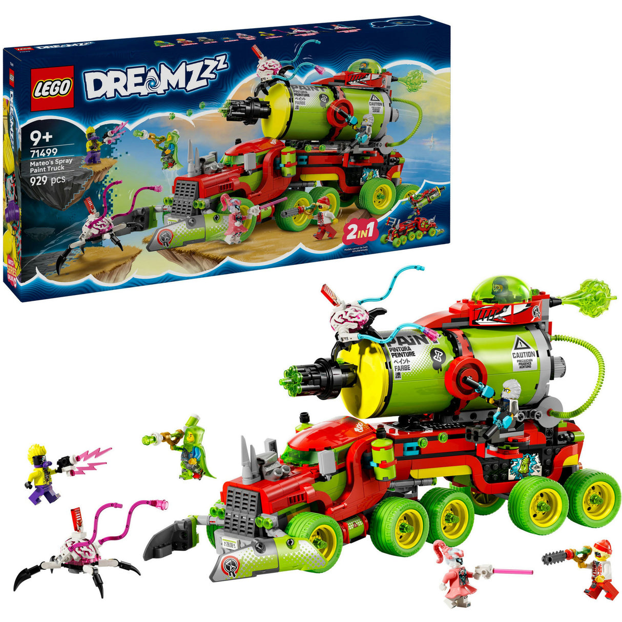Lego dreamzzz 71499 mateo permeteződobozos teherautó