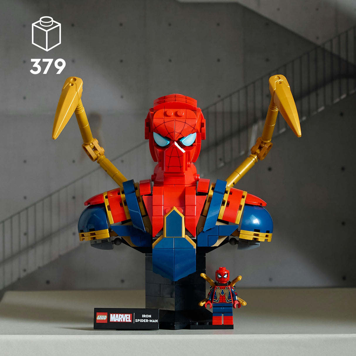 Lego superhjältar 76326 järn spider-man byst