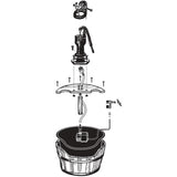 Ubbink vand ornament træ ton