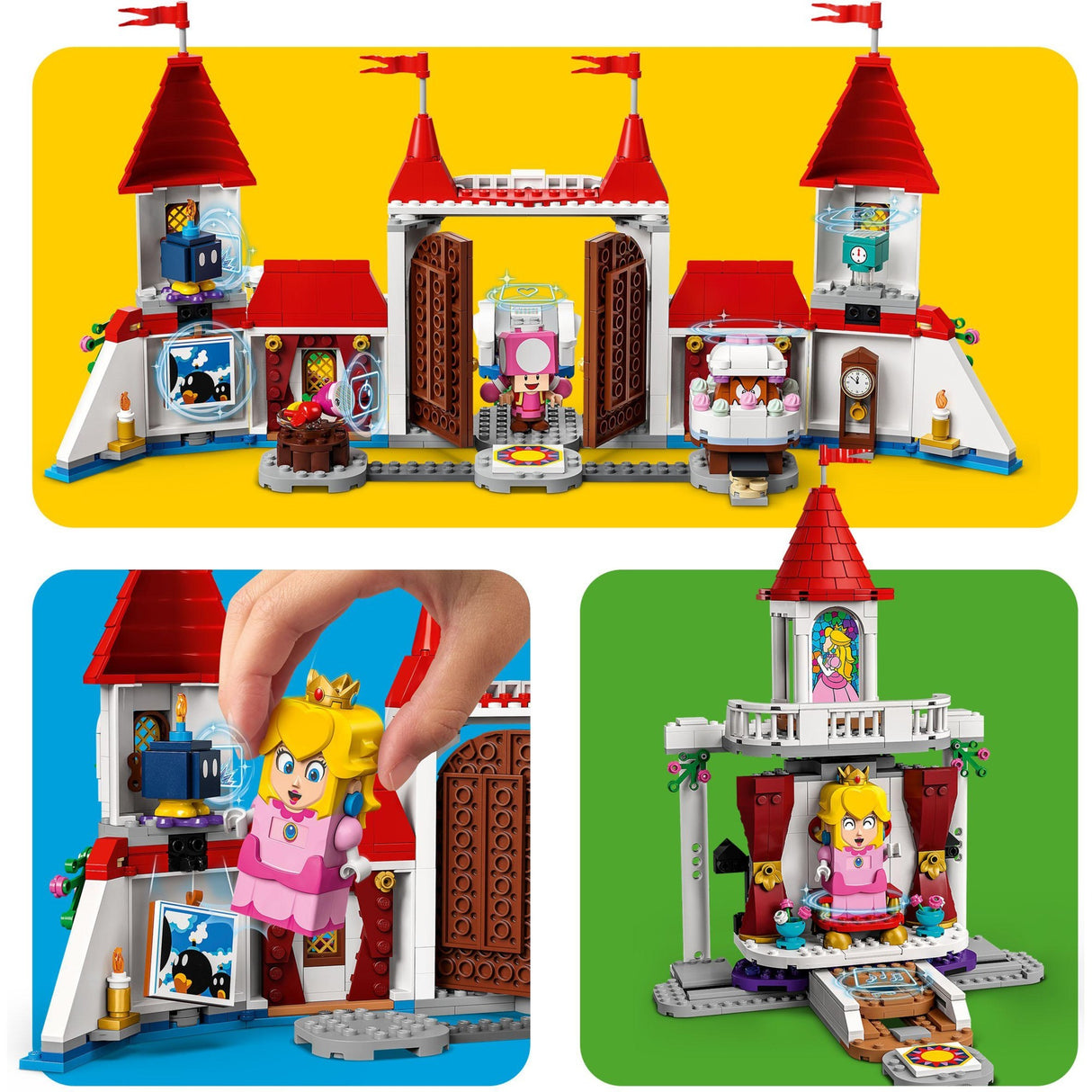 Lego super mario - uitbreidingsset: peach’ kasteel constructiespeelgoed (71408)