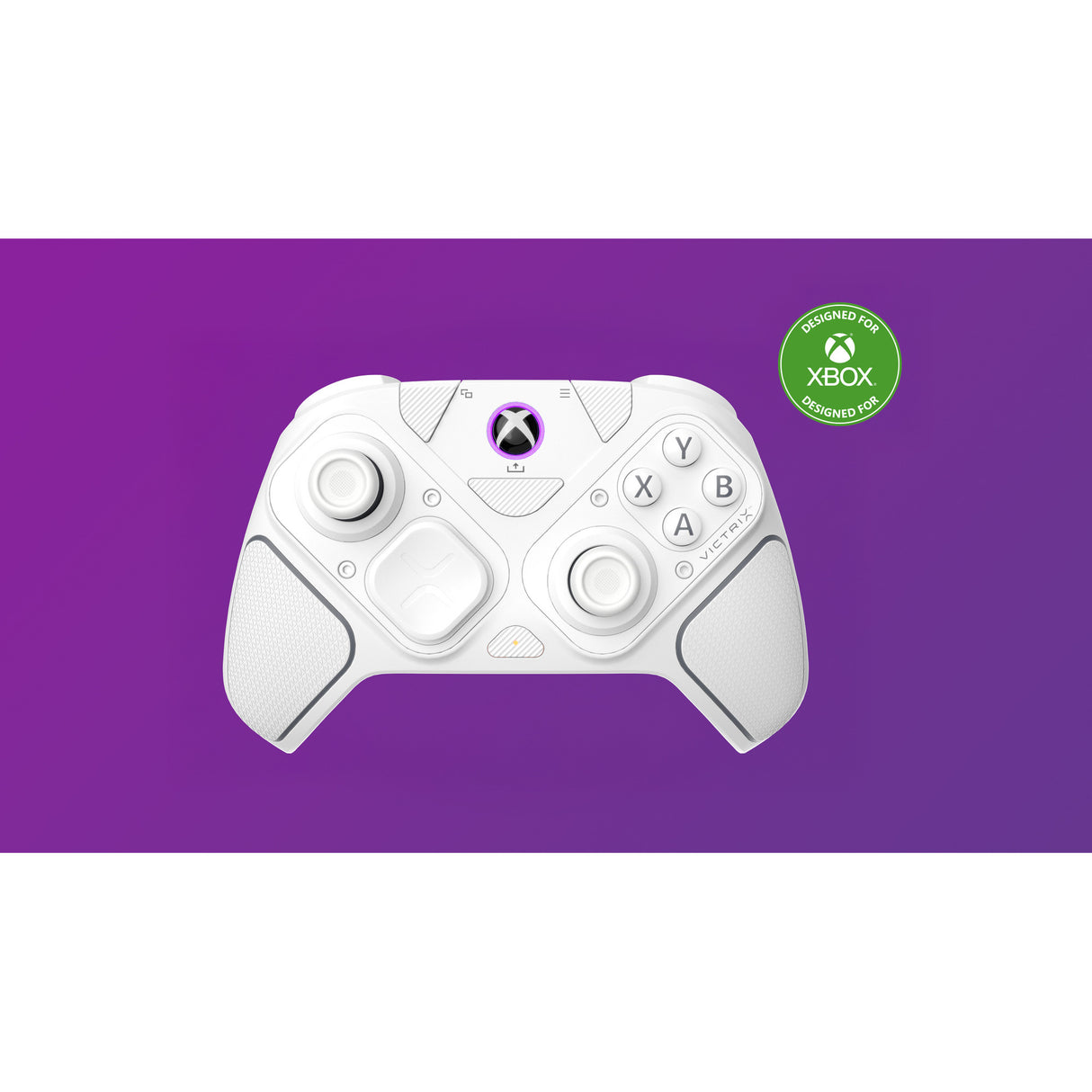 Turtle beach victrix pro bfg reloaded draadloze modulaire controller (wit, xbox one, xbox series x|s, pc)