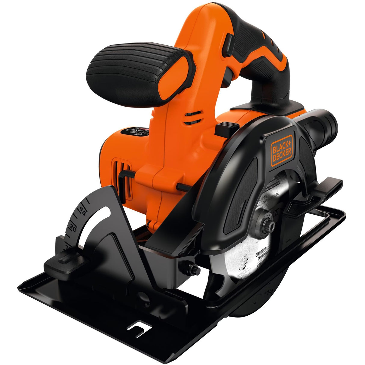 Black+decker 18v 140mm cirkelzaag bdccs18n-xj handcirkelzaag (oranje zwart, zonder accu en oplader)