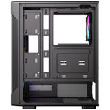 Antec VX320 ArGB Midi-Tower-Gehäuse (schwarz | 3x USB-A | gehärtetes Glas)