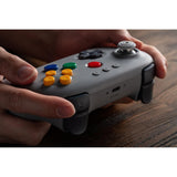 8bitdo 64 Bluetooth Controller (Grey, Bluetooth 5.0 USB, Switch, Switch 2, PC, Android)