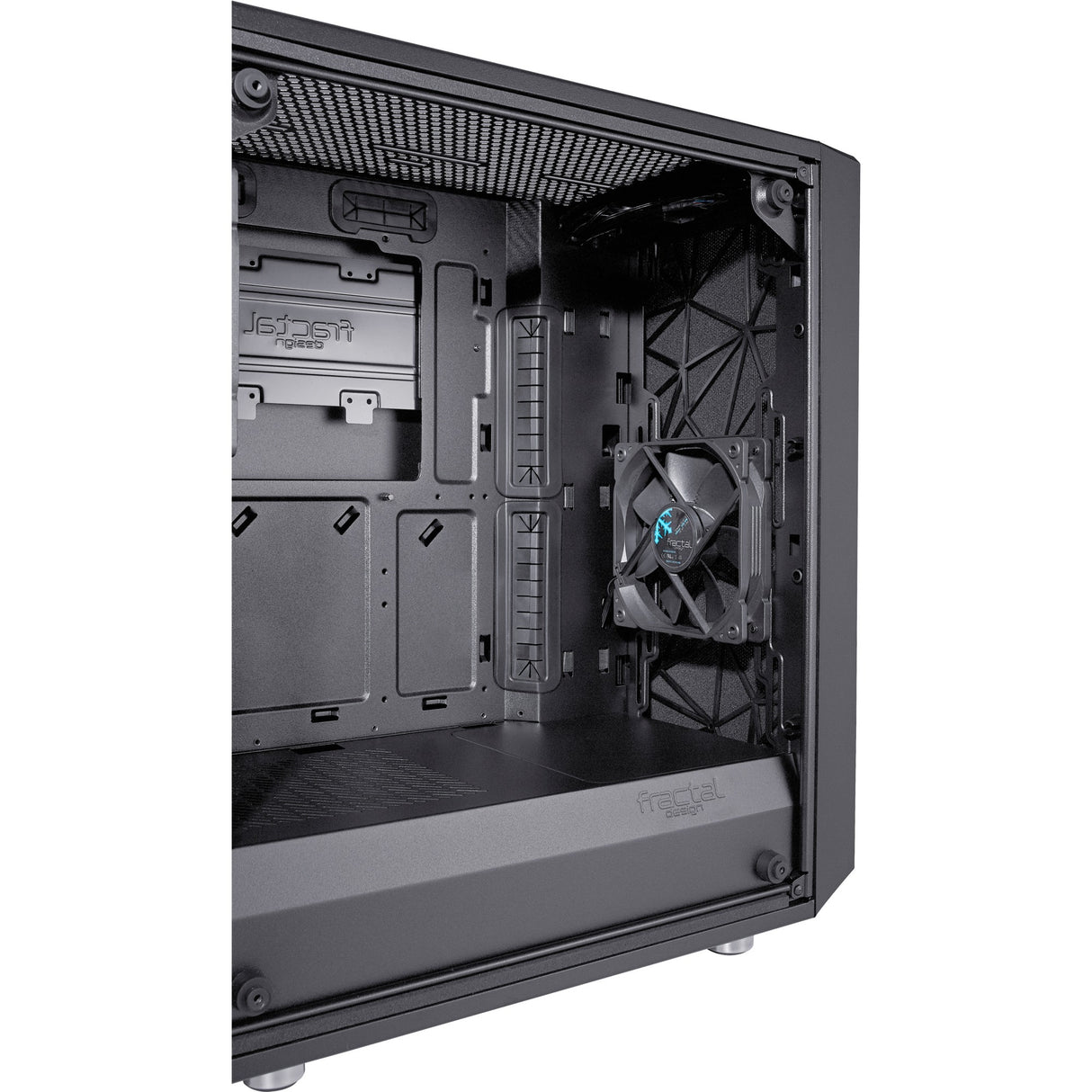 Fractal Design Meshify C Midi Tower Case (Black | 2x USB-A | Tempered Glass)