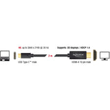 DeLOCK USB-C (samec) > HDMI (samec) (režim DP Alt)