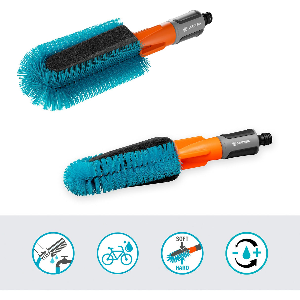Gardena Cleansystem Fietsbrush, pro kola, přívěsy