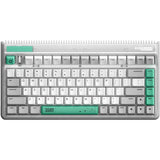 Iqunix OG80 Wormhole Wireless Mechanical Keyboard, Gaming Keyboard (Gray Green, US Layout, Cherry MX Brown, RGB LEDs, 80% (TKL), Hot-Swappable, PBT, 2.4GHz | Bluetooth 5.1 | USB-C)