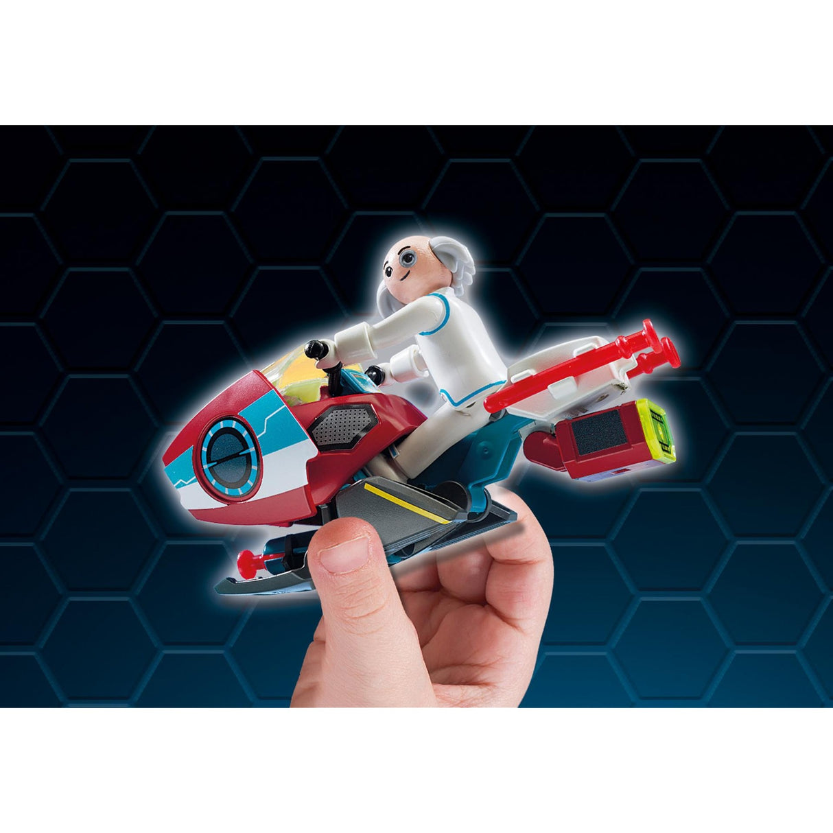 PlayMobil Super 4 SkyJet con el Dr. X Robot