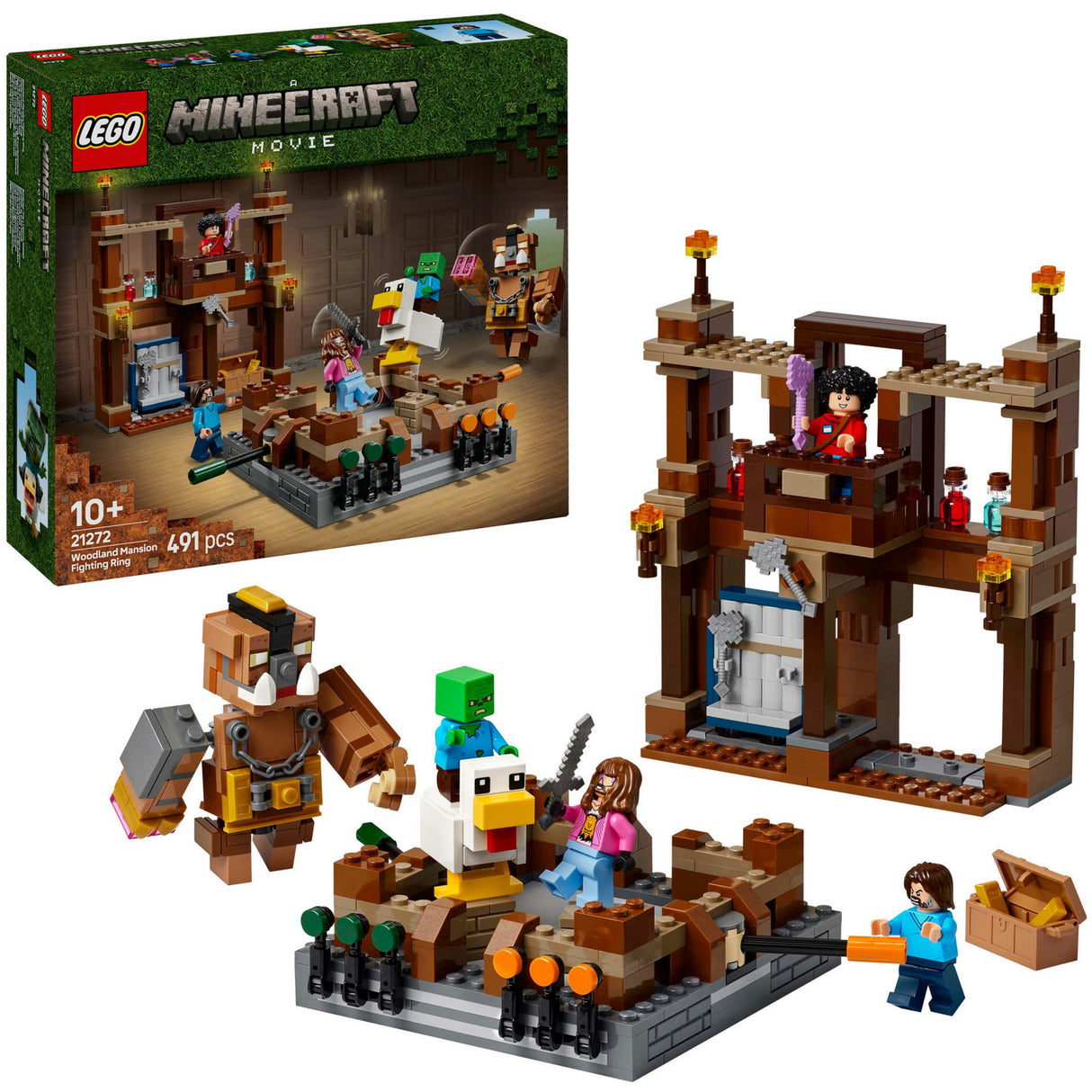 Lego minecraft 21272 l'arène du manoir forestier