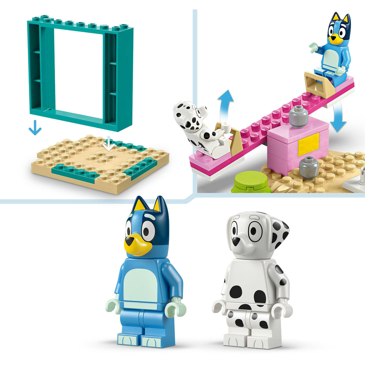 Lego 11201 Bluey et Chloé dans la cour de récréation | 2 pièces