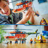 Lego city explorer 60503 helicóptero guardacostas
