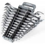Wiha Double-Ended Open-End Wrench Set (12-piece in holder)