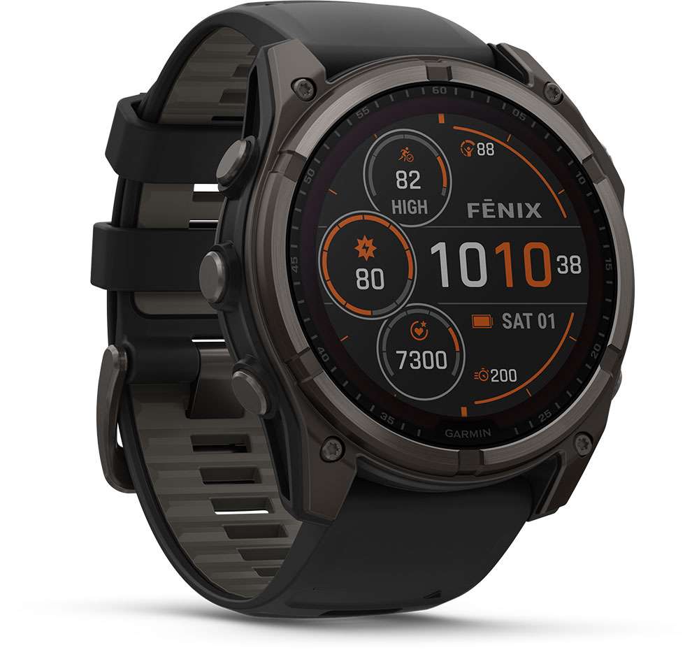 Garmin fēnix® 8 - 51 mm solar sapphire - gps multisport smartwatch