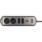 Brennenstuhl brennenstuhl®estilo Corner Power Strip with USB Charging Function 4-way 2x Earthed Socket 2 - 1153590410
