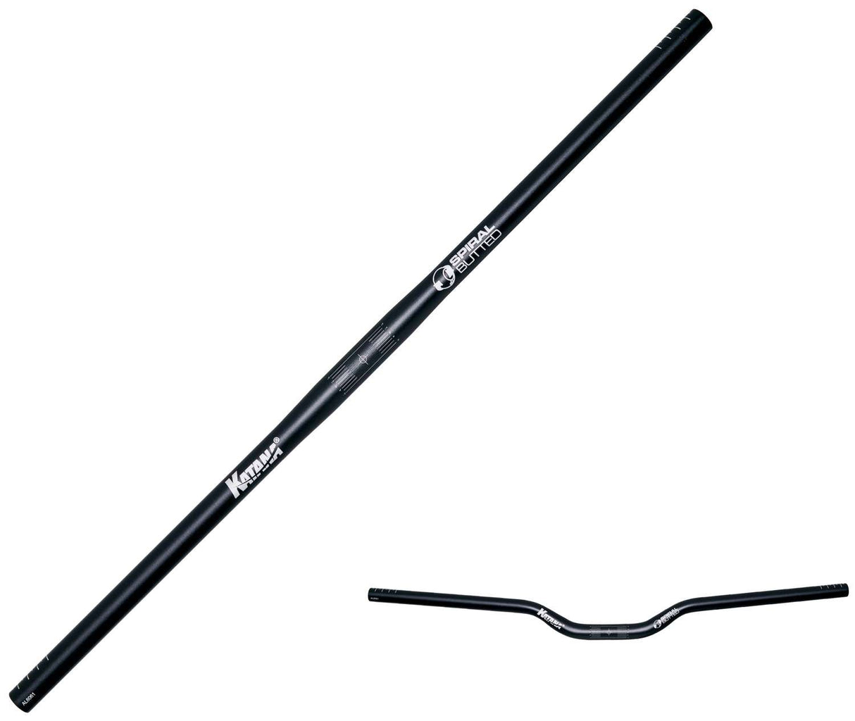 Katana spiral butted riser bar 25.4mm handlebar