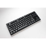 Ducky One 3 Classic TKL, keyboard (black white, US layout, Cherry MX Speed Silver, RGB LED, double-shot PBT, hot-swappable, Quack Mechanics, 80%)