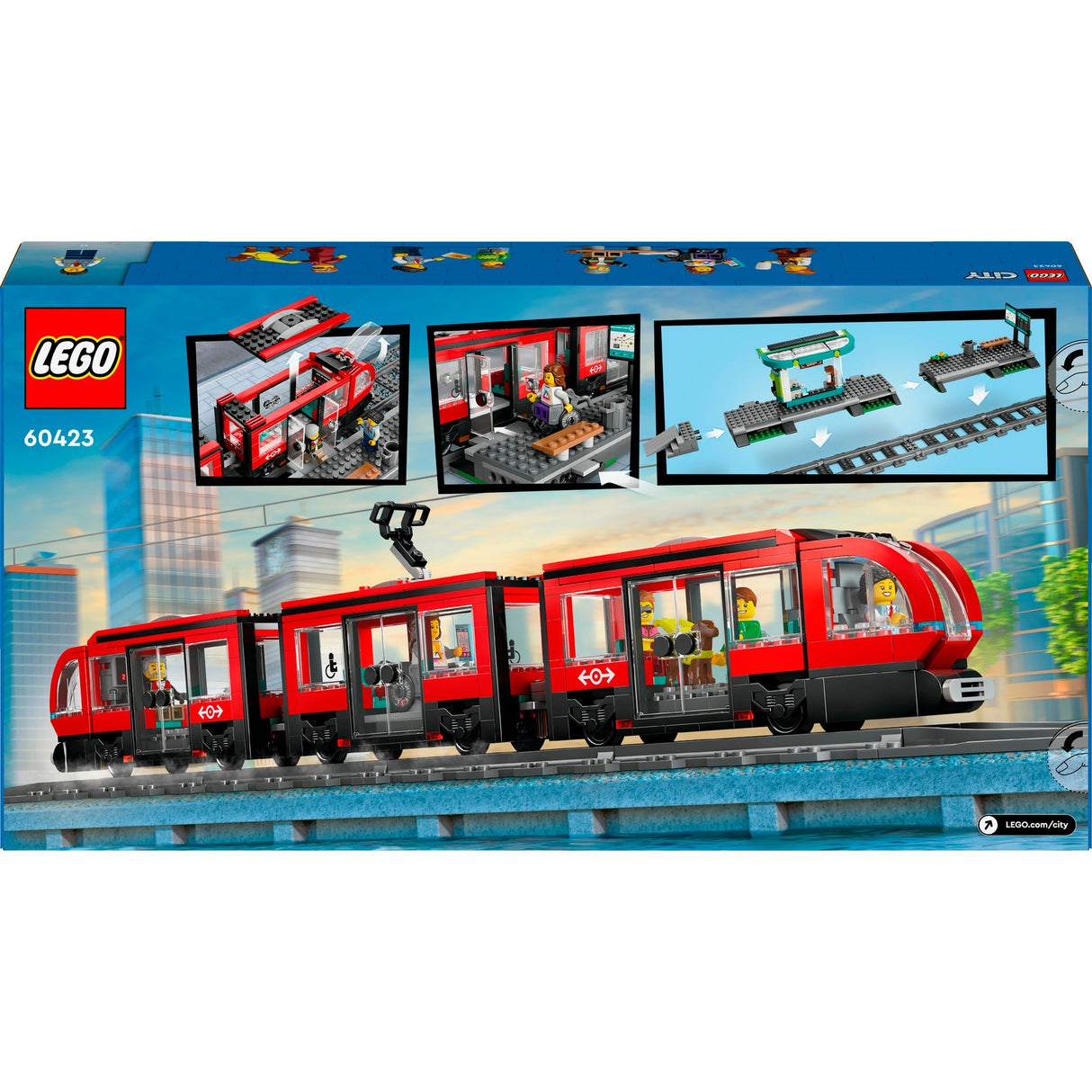 Lego city 60423 tramway et gare