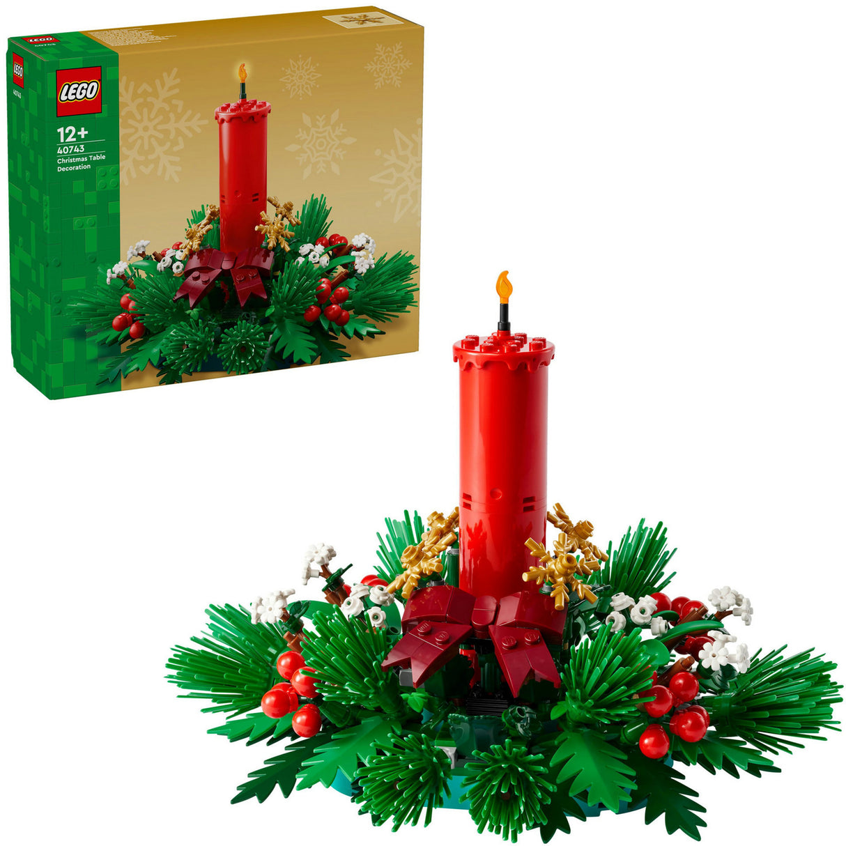 Lego 40743 Saisons Chrëschtdag Dësch Dekoratioun