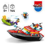 Barco de resgate de bombeiros Lego City 60373