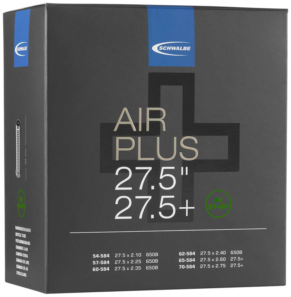 Schwalbe AV21+AP Airplus Inner Tube 27.5 pulgadas (54 70-584) 40 mm