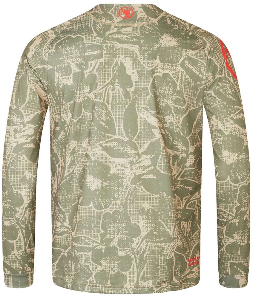 Endura grid floral - mtb long sleeve jersey